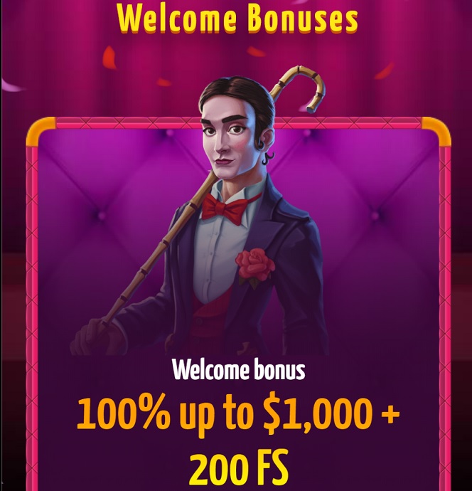 Winota Casino Welcome Bonus